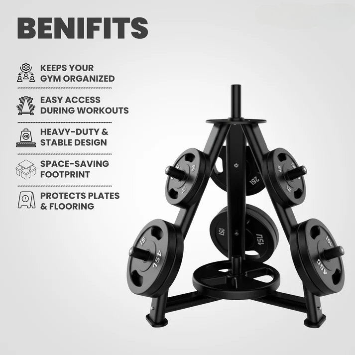 India's Best Weight Plate Tree J-041 - Image 3