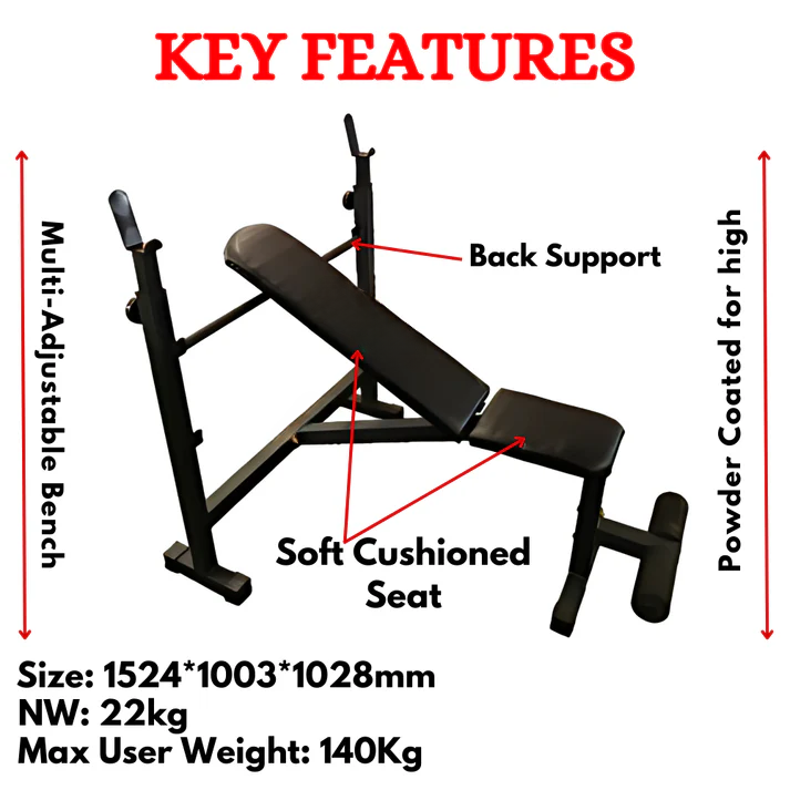 Multi-Adjustable workout bench for home MB-01 - Image 2