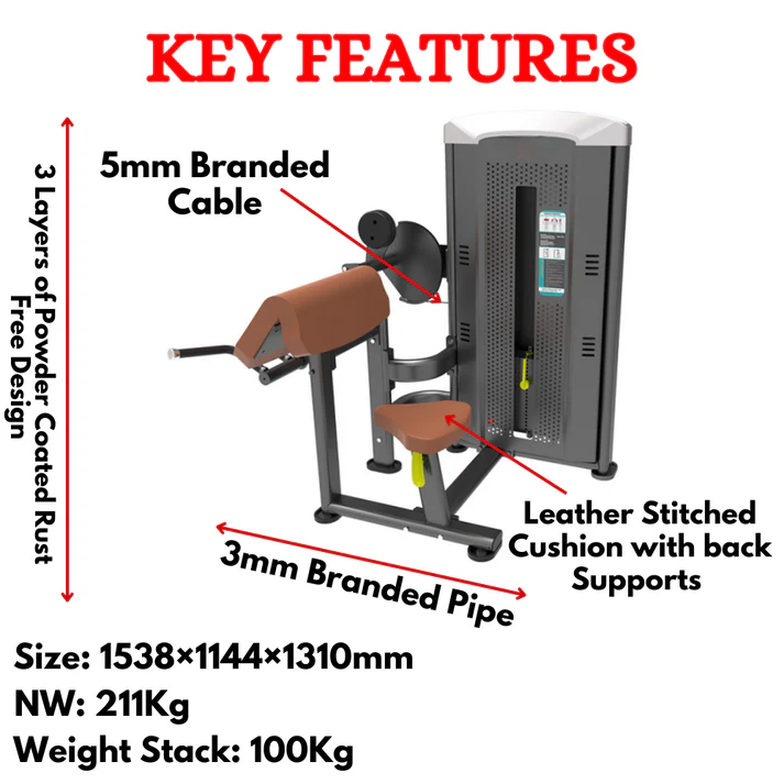 Premium Arm Curl Machine EMT-006 - Image 2