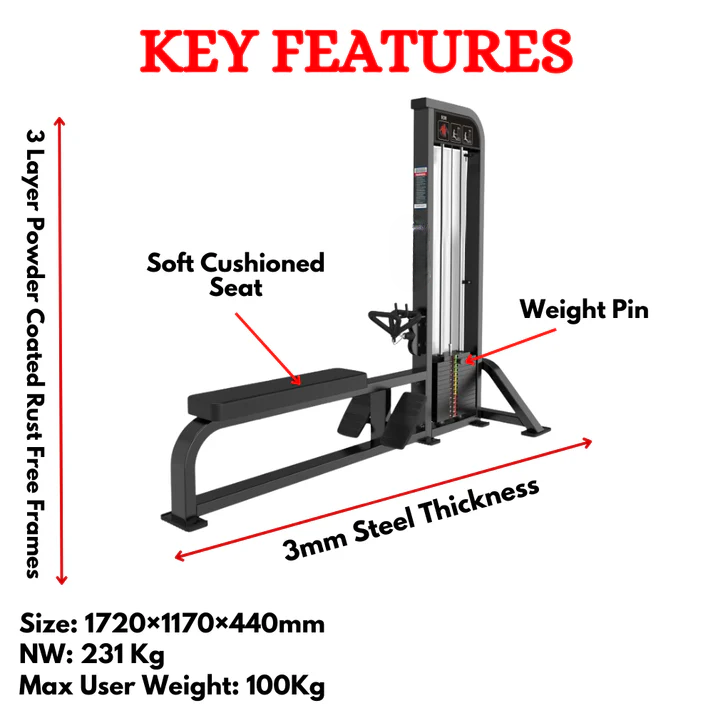 Premium Low Row Machine HB-012A - Image 2