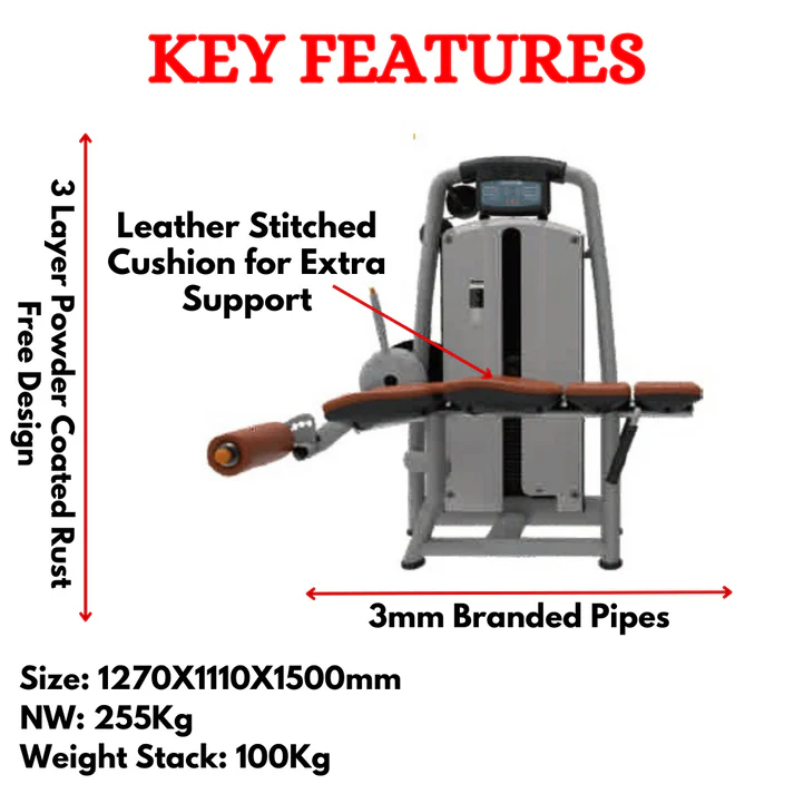 Premium Horizontal Leg Curl Machine ER-96 - Image 2
