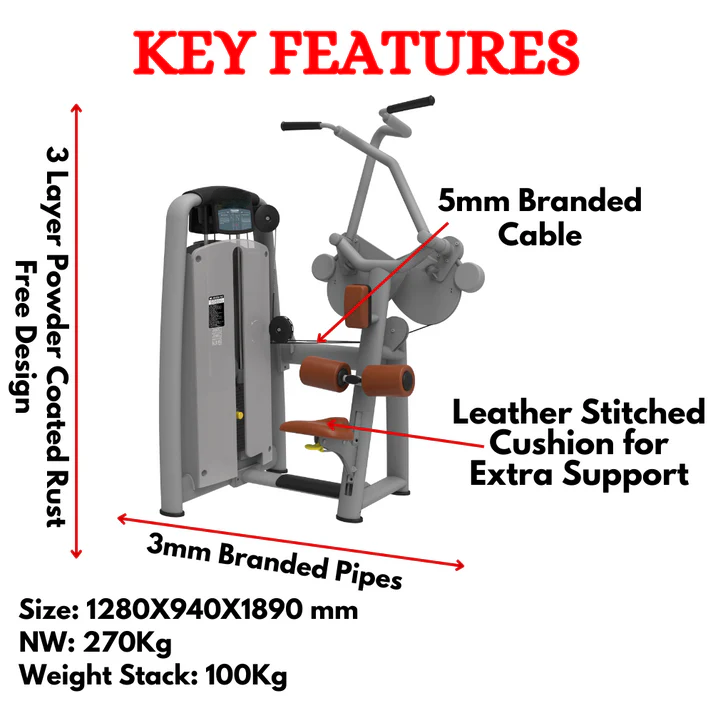 Luxury Pull Down Gym Machine ER-49 - Image 2