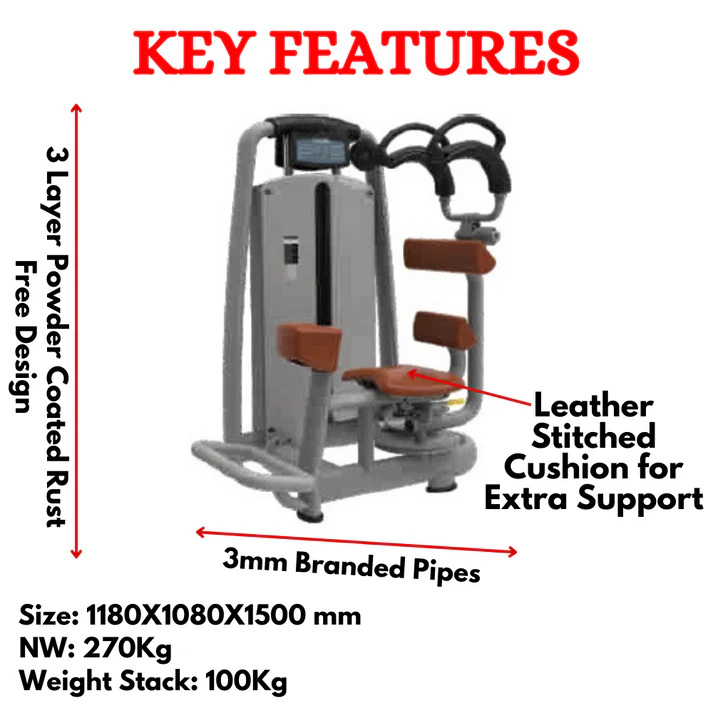 Rotary Torso Gym Machine in India ER-50 - Image 2