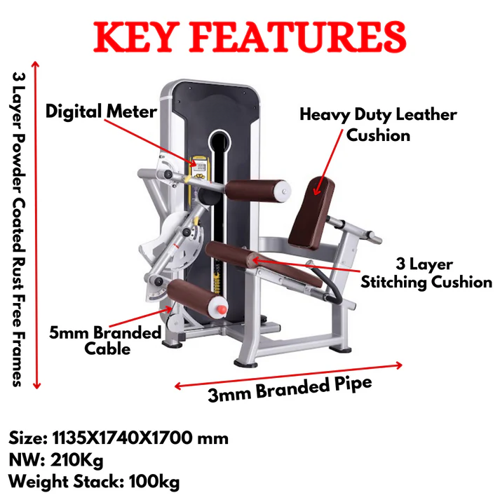 Commercial Seated Leg Curl Machine TNT-013 - Image 2