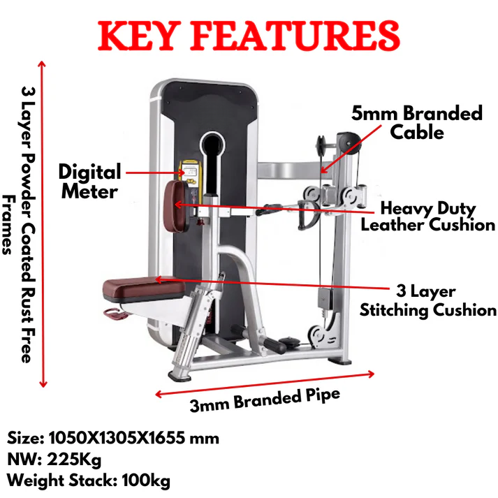 Luxury Seated Row Machine TNT-004 - Image 2