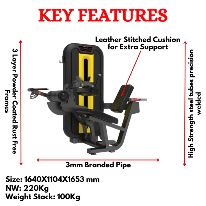 Best Seated Leg Curl Machine LD-823 - Image 2